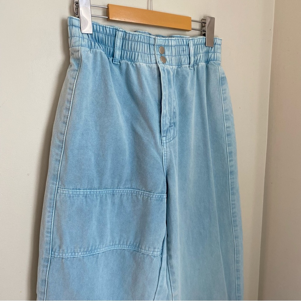 LF MARKEY Light Wash Baggy Wide Leg Elastic High Rise Colin Jeans Size 25 Casual - Picture 5 of 13